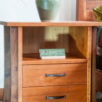 Ashland Two-Drawer Nightstand by Ken Periat